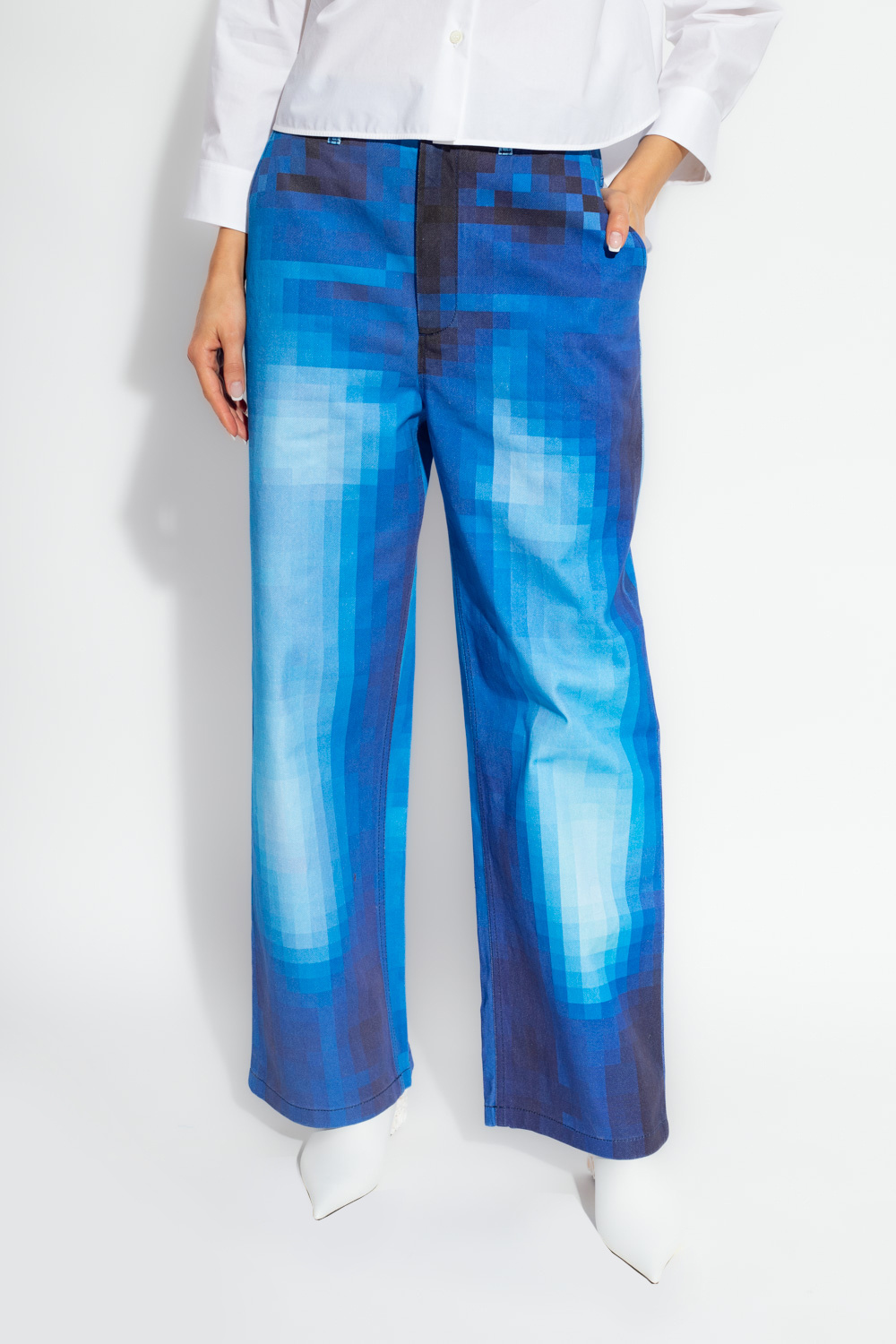 Women's Clothing | Loewe Jeans with pixels | Спортивний